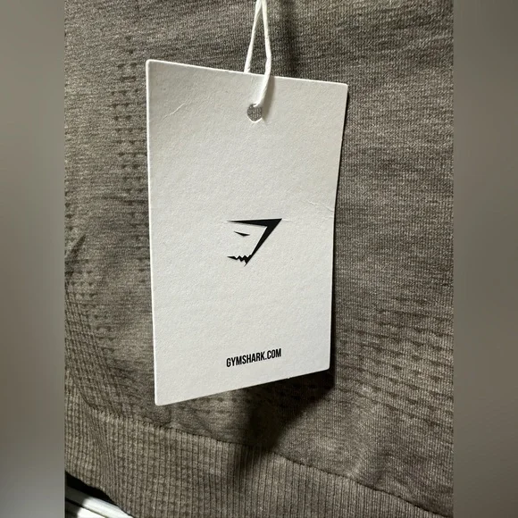 NWT Gymshark VITAL SEAMLESS 2.0 LONG SLEEVE CROP TOP-Brown - Picture 5 of 10